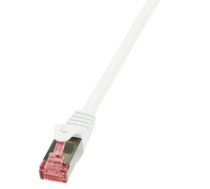 LogiLink CAT6 S/FTP Patchkabel AWG27 PIMF white 1 50m ( CQ2041S ) tīkla kabelis