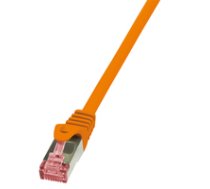 LogiLink CAT6 S/FTP Patchkabel AWG27 PIMF orange 1 50m ( CQ2048S ) tīkla kabelis