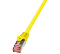 LogiLink CAT6 S/FTP Patchkabel AWG27 PIMF yellow 1 50m ( CQ2047S ) tīkla kabelis