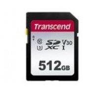 Transcend SDXC 300S        512GB Class 10 UHS-I U3 V30 ( TS512GSDC300S TS512GSDC300S TS512GSDC300S ) atmiņas karte