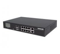 Intellinet 561303 Switch Gigabit PoE+ 8x RJ45 + 2x Uplink RJ45  LCD ( 561303 561303 ) komutators