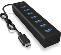Hub 7-Port IcyBox USB 3.0 IB-HUB1700-C3 USB 3.0 Type-C (b) retail ( IB HUB1700 C3 4250078165897 60257 ) USB centrmezgli