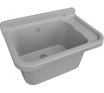 Zlewozmywak Hydroland 1-komorowy gospodarczy 50 x 34cm szary (ZLEW.50.SZ) 5900308750803 (5900308750803) ( JOINEDIT17874324 ) Izlietne