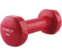 HMS Vinyl Dumbbell 2kg red (17023) ( 5907695504675 17-47-004 17-6-010 ) hanteles