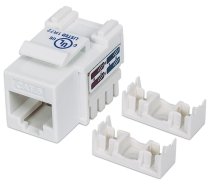 Intellinet Keystone Jack Cat6 UTP RJ45 punch-down white ( 210591 210591 )