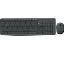 Logitech MK235 RF Wireless Portuguesisch black Tastatur (920-007917) ( 920 007917 920 007917 920 007917 ) klaviatūra