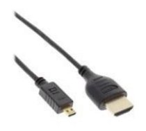 InLine 4K (UHD) Micro Superslim HDMI Kabel A an D  black - 1 5 ( 17511D 17511D 17511D ) kabelis video  audio