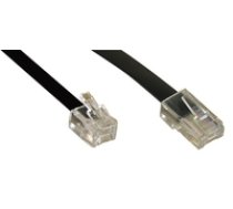 InLine Kabel RJ45 - RJ11 8P4C - 6P4C meski - meski 10m (18867) ( 18867 18867 18867 ) tīkla kabelis