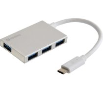 HUB USB Sandberg USB-C to 4 xUSB 3.0 Pocket Hub - 136-20 ( 136 20 136 20 136 20 ) USB centrmezgli