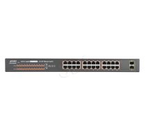 PLANET GSW-2620HP Switch 24xGEth PoE AT + 2xSFP ( GSW 2620HP ) komutators