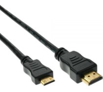 InLine 17454P 0.5m HDMI Mini-HDMI black HDMI (17454P) ( 17454P 17454P 17454P ) kabelis video  audio