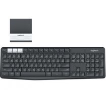 Logitech Wireless Keyboard K375s black (QWERTZ - vācu izkārtojums) ( 920 008168 920 008168 920 008168 ) klaviatūra
