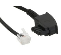 InLine ADSL Splitter  TAE-F German - 6P2C DEC  6m (18606) ( 18606 18606 18606 ) tīkla kabelis