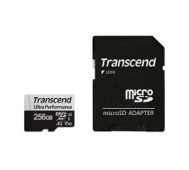 TRANSCEND 256GB microSD w/ adapter UHS-I ( TS256GUSD340S ) atmiņas karte
