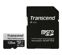 TRANSCEND 128GB microSD w/ adapter UHS-I ( TS128GUSD340S ) atmiņas karte