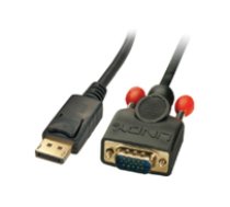 MicroConnect DisplayPort - VGA M-M 0.50m Supports (1920 x 1080P) ( DP VGA MM 050 DP VGA MM 050 DP VGA MM 050 ) kabelis video  audio