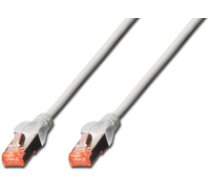 Digitus DK-1644-015 CAT 6 S-FTP patch cable. LSOH. AWG 27/7. Length 1.5m. grey ( DK 1644 015 ) tīkla kabelis