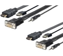 VivoLink  PRO HDMI+USB and micro VGA audio cable 5 Meter ( PROHDMIMVGA5 PROHDMIMVGA5 PROHDMIMVGA5 ) kabelis  vads