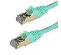 StarTech STARTECH.COM 1 5m CAT6a-Kabel - Trkis - RJ45-Ethernet-Kabel - Snagless - STP - Kupferdraht - 10 Gbit 6ASPAT150CMAQ ( 6ASPAT150CMAQ 6ASPAT150CMAQ 6ASPAT150CMAQ ) tīkla kabelis