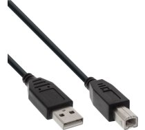 Kabel USB InLine USB A - USB B 0.3m czarny (34503X) ( 34503X Inline_ 34503X ) USB kabelis