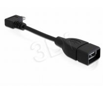 Delock cable USB MICRO BM - AF USB 2.0 OTG ANGLED ( 83104 83104 83104 ) USB kabelis