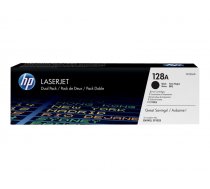 HP 128A black dual pack  2x2000pgs  LaserJet Pro CP1525/CM1415fn MFP ( CE320AD CE320AD CE320AD ) toneris