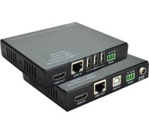 Vivolink HDBaseT KVM Extender TPUH451 BT150P Transmitter/Receiver HDMI USB 5705965989418 ( VL120021 ) tīkla kabelis