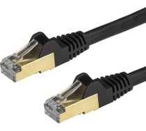 StarTech.com Cat6a Ethernet Kabel - geschirmt (STP) - 0 5m - Schwarz (6ASPAT5... ( 6ASPAT50CMBK ) kabelis vads