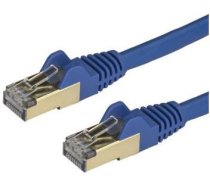 StarTech.com Cat6a Ethernet Kabel - geschirmt (STP) - 0 5m - Blau (6ASPAT50CMBL) ( 6ASPAT50CMBL ) kabelis vads