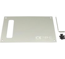 XSPC Dual Bayres/Pump Faceplate - silver ( 5060175585868 5060175585868 ) ūdens dzesēšanas sistēmas piederumi