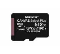 KINGSTON 512GB micSDXC Canvas Select ADP ( SDCS2/512GBSP SDCS2/512GBSP SDCS2/512GBSP ) atmiņas karte