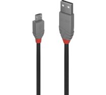 Lindy USB 2.0 Kabel Typ A/Micro-B Anthra Line M/M 5m ( 4002888367356 36735 36735 ) USB kabelis