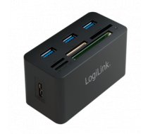 LOGILINK - USB 3.0 Hub with All-in-One Card Reader ( CR0042 CR0042 ) USB centrmezgli