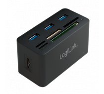 LOGILINK - USB 3.0 Hub with All-in-One Card Reader ( CR0042 4052792048698 ) USB centrmezgli
