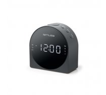 Muse Dual Alarm Clock radio PLL M-185CR AUX in 3700460202415 ( M 185CR 3700460202415 M-185 CR ) radio radiopulksteņi