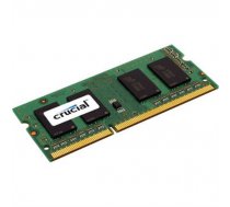 Crucial 4GB 204-pin SODIMM DDR3 PC3-12800  CL=11  Unbuffered ( CT51264BF160B CT51264BF160B CT51264BF160B ) operatīvā atmiņa