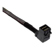 InLine Kabel Mini SAS HD SFF-8643 katowy - 4x SATA + Sideband 1m (27631B) ( 27631B 27631B 27631B ) kabelis datoram