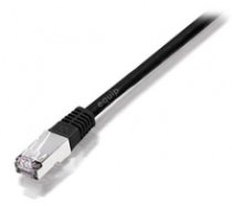 Patchkabel equip RJ45 F/UTP Cat5e 0.50m black crossover ( 225917 ) tīkla kabelis