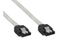 InLine Kabel SATA 6Gb/s okragly  oplywowy  z zatrzaskami  Grey 0.75m (27307R) ( 27307R 27307R 27307R ) kabelis datoram