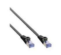 InLine Patchcord Plaski U/FTP  Cat.6A  black 5m (71805S) ( 71805S 71805S 71805S ) tīkla kabelis