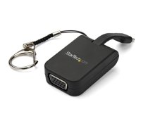 StarTech.com Compact USB C to VGA Adapter - 1080p Active USB Type-C to VGA Display Converter w/ Keychain Ring - Thunderbolt 3 Compatible - V ( CDP2VGAFC CDP2VGAFC ) adapteris