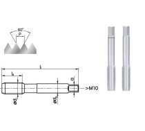 FANAR HAND TAPS 2-PCS M24 x 3.00 6H HSS DIN-352 ( A1 220001 0240 )