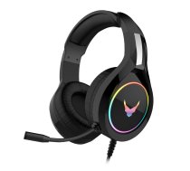 Varr VH6060B Pro Gaming Spēļu Stereo Austiņas ar Mikrofonu / LED / 3.5mm Audio un USB pieslēgumu Melnas ( VH6060B 45206 OME45206 ) austiņas
