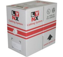 Lynx CS Kabel instalacyjny  Cat5E  drut  LS0H  305m (LX-SLD-UTP5E-LSZH-GR) LX-SLD-UTP5E-LSZH-GR ( JOINEDIT17296996 ) tīkla kabelis