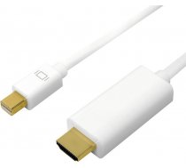 LOGILINK - Mini DisplayPort to HDMI  4K  white  2m ( CV0123 CV0123 CV0123 ) kabelis  vads