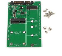 MicroStorage NGFF M.2 / mSATA to SATA Adapter  5711783908401 ( MSNX1100 MSNX1100 MSNX1100 ) SSD disks