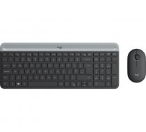 Logitech MK470 Wireless Keyboard and Mouse Combo  Graphite  US ( 920 009204 920 009204 920 009204 ) klaviatūra