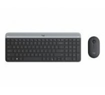 LOGITECH Slim Wireless Keyboard and Mouse Combo MK470 - GRAPHITE - PAN - 2.4GHZ - NORDIC ( 920 009200 920 009200 920 009200 ) klaviatūra