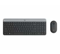 LOGITECH Slim Wireless Keyboard and Mouse Combo MK470 - GRAPHITE - PAN - 2.4GHZ - NORDIC ( 920 009200 5099206086562 ''920-009200'' ) klaviatūra