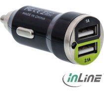 Ladowarka InLine USB Dual + 1m spiralny kabel (31502C) ( 31502C Inline_ 31502C ) iekārtas lādētājs